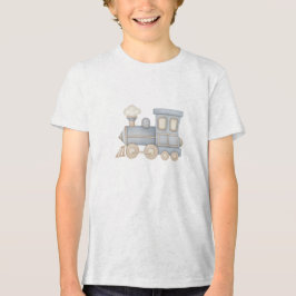 Soft Pastel Toy Train Locomotive Illustration