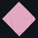 Soft Pink Pet 22 Inch Sqr Bandana with White Dots<br><div class="desc">Style your furry friend with this adorable 22-inch square Soft Pink Pet Bandana,  featuring classic white polka dots. Made from lightweight,  breathable fabric,  it's comfortable for everyday wear or special occasions. The charming pastel pink adds a sweet,  playful touch to your pet’s look.</div>