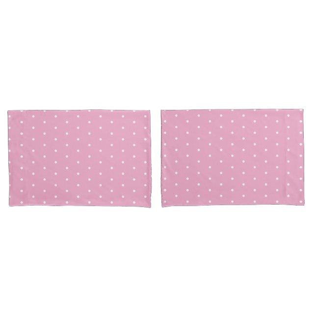 Soft Pink with White Dots Standard Size (Frente - conjunto)
