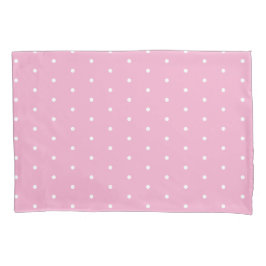Soft Pink with White Dots Standard Size