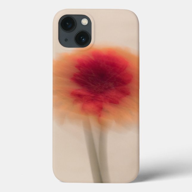 Soft Red Flower Aesthetic iPhone Case | Minimal  (Verso)