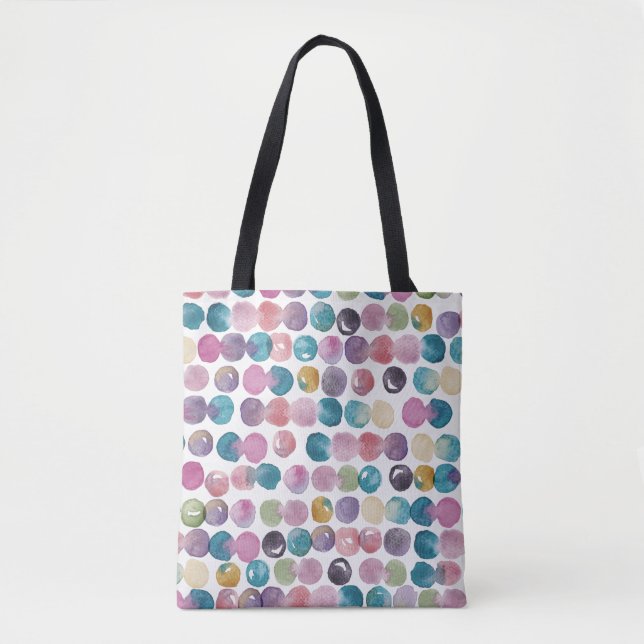 Soft Watercolor Tote Bag – Elegant Artistic Canvas (Frente)