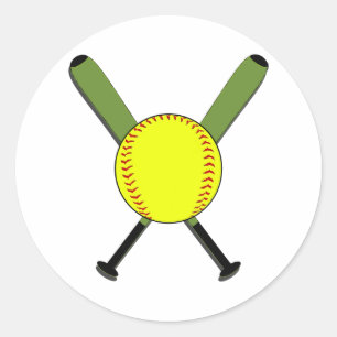 Softball de Fastpitch e etiquetas cruzadas dos