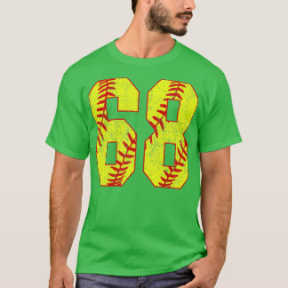 Softball Número 68 68 Camisa de Softball Jer