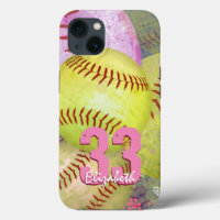 Softball personalizado da moça