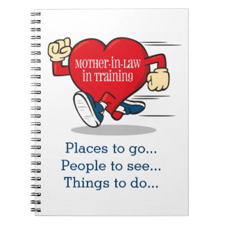 Sogra no Diário do caderno do treinamento