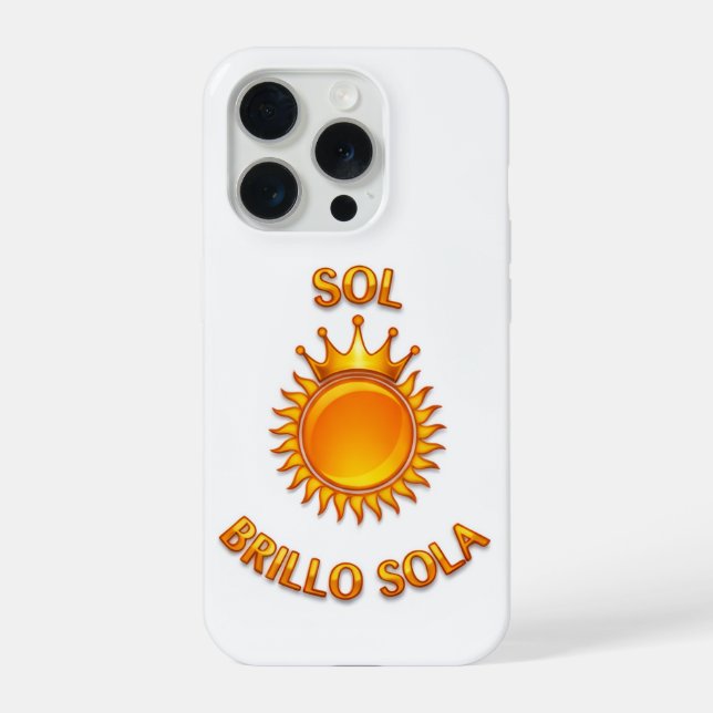 Sol Brillo Sola iPhone Case – Inspirational Logo P (Verso)