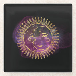 Sol Celestial Roxo e Lua