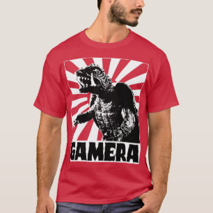 Sol de Ascensão GAMERA 1965 para camisetas vermelh