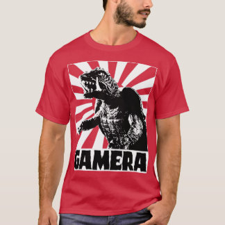 Sol de Ascensão GAMERA 1965 para camisetas vermelh