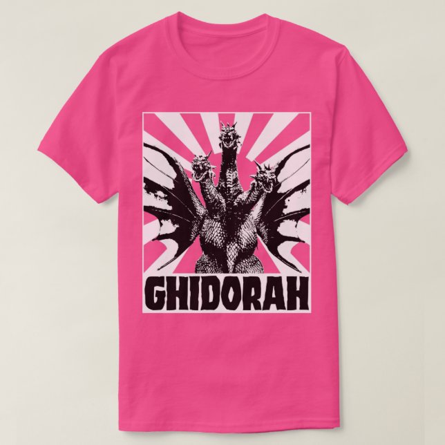 Sol de Ascensão GHIDORAH KING para camisetas verme (Frente do Design)