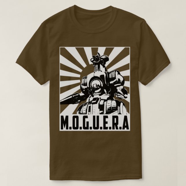 Sol de Ascensão MOGUERA para camisetas vermelhas (Frente do Design)