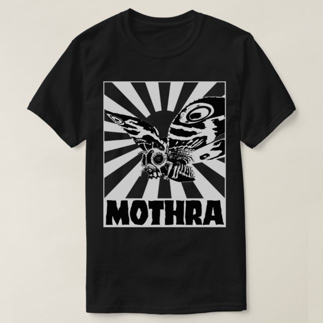 Sol de Ascensão MOTHRA para camisetas vermelhas (Frente do Design)