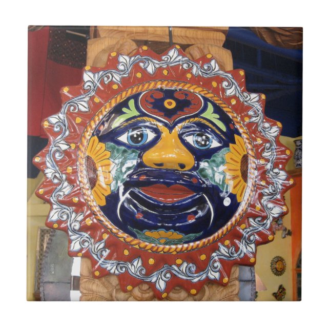 Sol do estilo de Talavera do mexicano (Frente)