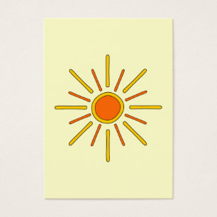 Sol do verão. Amarelo e laranja