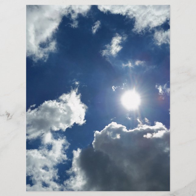 Sol e nuvens (Frente)