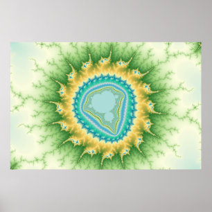 Sol encantado - Poster Fractal