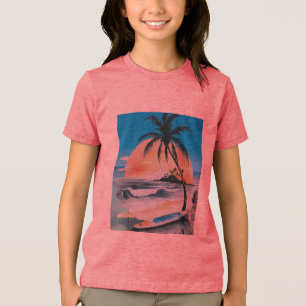 sol marinhoShine & palm tree na praia