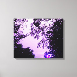 Sol nascido em impressões de Canvas Roxas