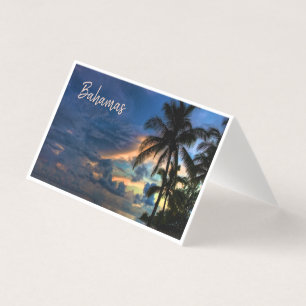 Sol no paraíso tropical das Bahamas