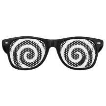 Olhos Espirais Óculos De Sol, Presentes Divertidos