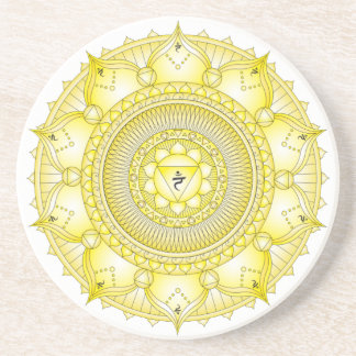 Solar Plexus Chakra Light Mandala Porta copos