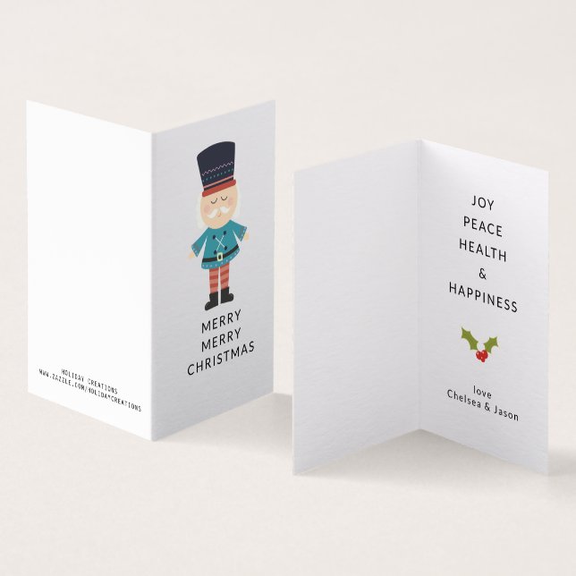 Soldado de Natal bonito, Design limpo e mínimo (Interior e exterior)