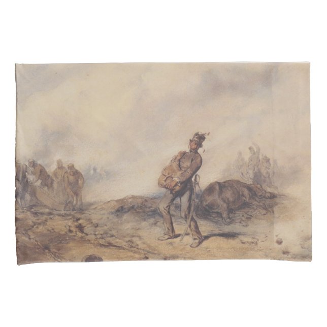 Soldado ferido após a batalha (cena de guerra) (Frente-Direita)