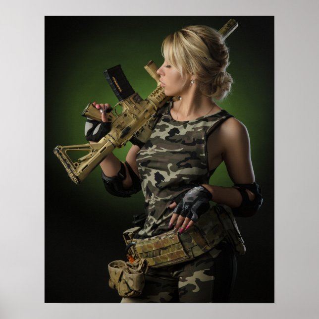 Soldado poster Art Female (Frente)