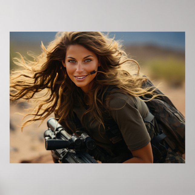 Soldado poster Art Female (Frente)