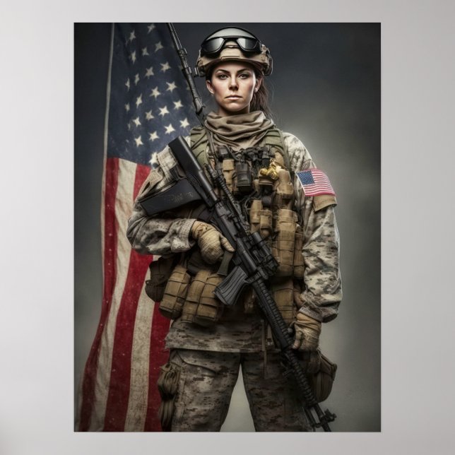 Soldado poster Art Female (Frente)