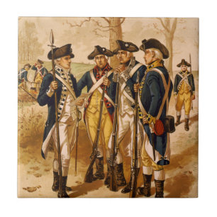 Soldados continentais por Henry Alexander Ogden