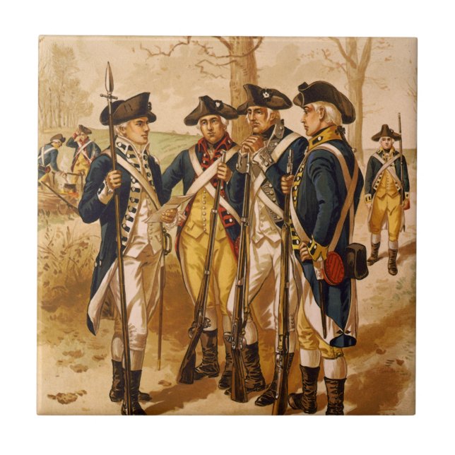 Soldados continentais por Henry Alexander Ogden (Frente)