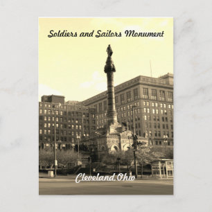 Soldados e Marinheiros Cleveland OH Cartão Postal
