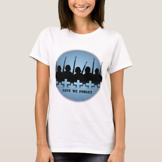 Soldados Homenageiam Camisas de Guerra Para Não Es (Frente)