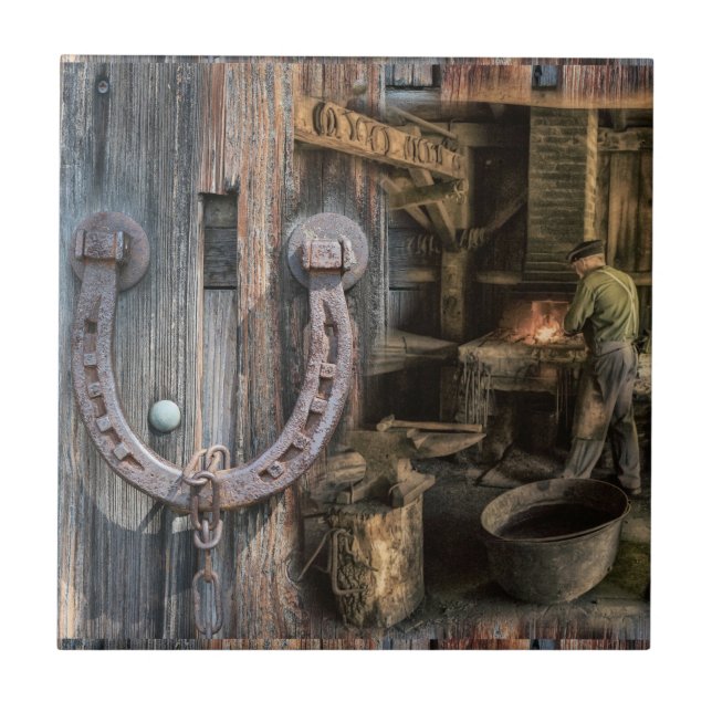 Solder Vintage Blacksmith Horsferes (Frente)