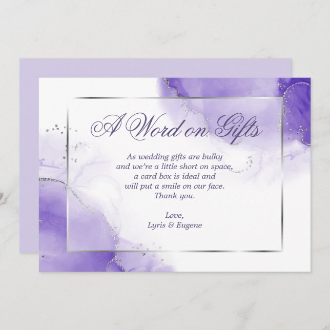 Solicitação de Caixa de Cartão Roxo Ametist (Frente/Verso)