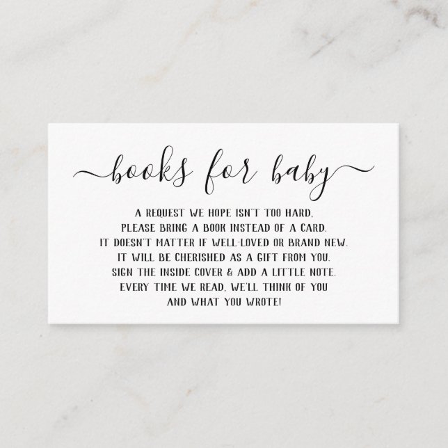 Solicitação de Livro para Convite de Chá de fralda (Frente)