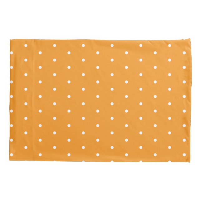 Solid Orange with White Dots Standard Size (Verso)