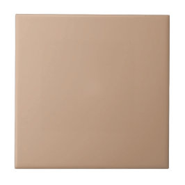 Solid Tan Color | #cca688 Ceramic Tile