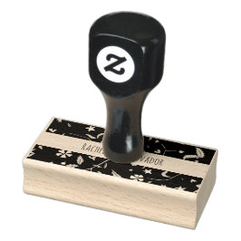 Sólido da Flor de Portas - Carimbo de Borracha Per