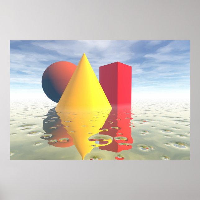 Sólidos Geométricos poster (Frente)