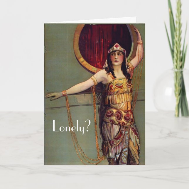 Solitário? Cartão (Frente)