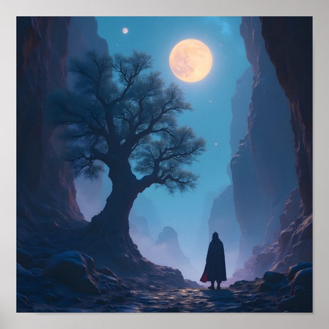 Solitude Lunar A Vigília do Vendedor. Pôster (Frente)