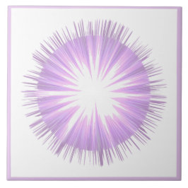 Solo roxo Fada Azulejo cerâmico