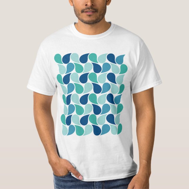 Solta a camisa personalizada do padrão - escolha e (Frente)