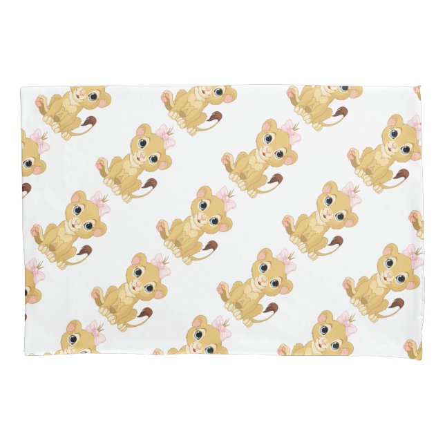 Solteiro de tamanho padrão Pillowcase/Baby Lion (Frente)