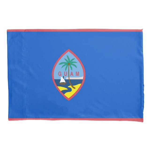 Solteiro Patriótico Bandeira de Guam (Frente)