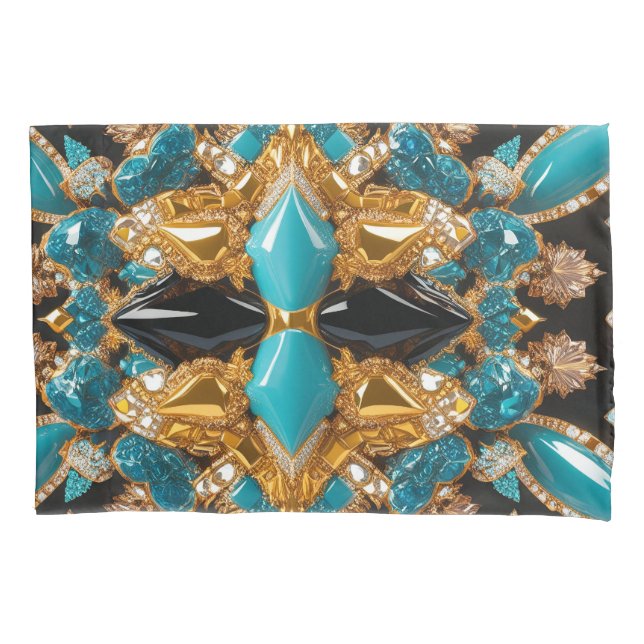 Solteiro Pillowcase com as Cores de Bahamas (Frente)