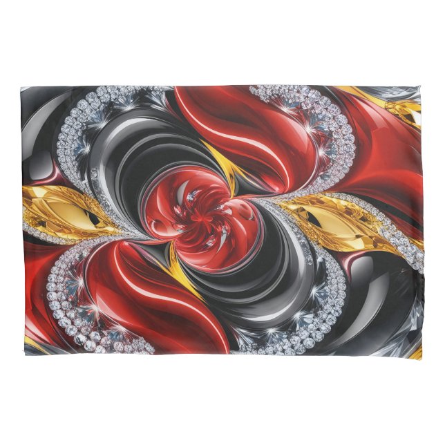 Solteiro Pillowcase com cores alemãs (Frente)